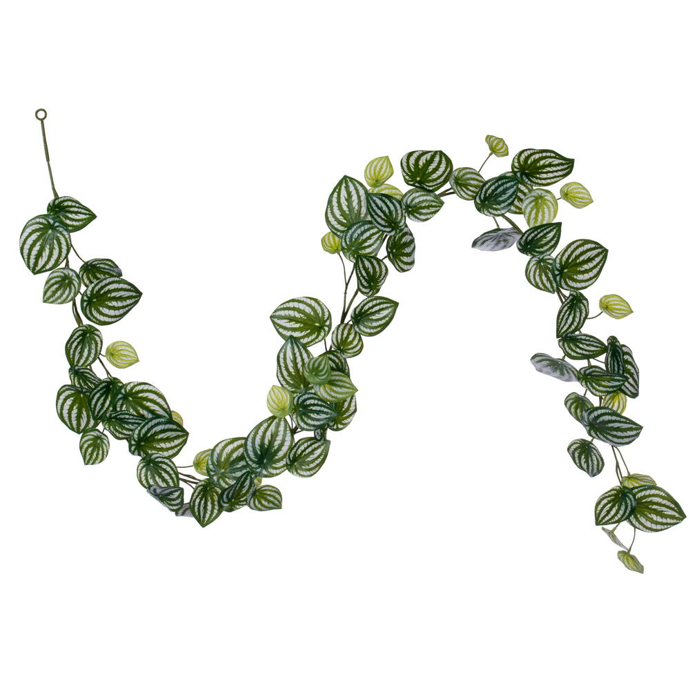 72" Watermelon Peperomia Garland UV