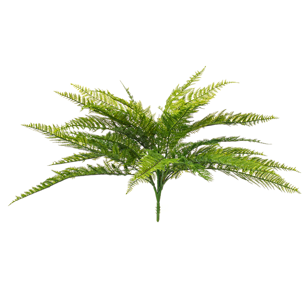 Vickerman Green Artificial Leather Fern Bush