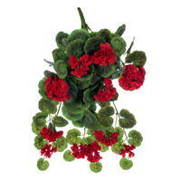 Vickerman Artificial Geranium Hanging Bush UV