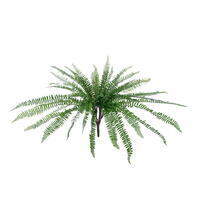 25" Green Boston Fern Bush UV