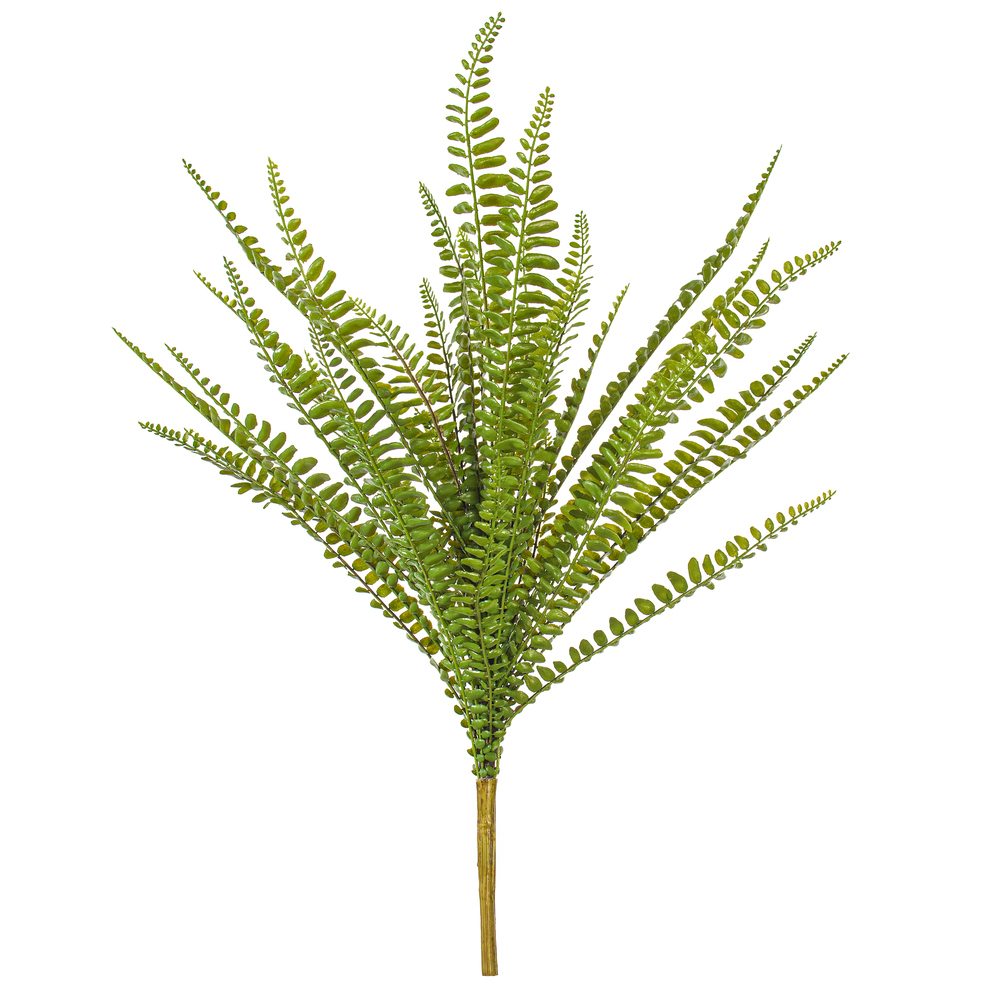 17" Green Fern Bush UV