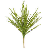 17" Green Fern Bush UV