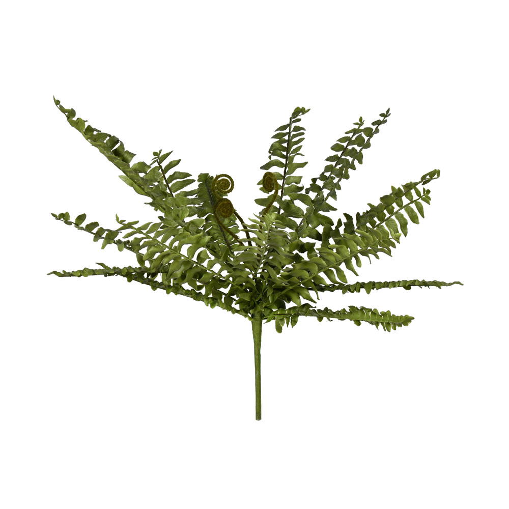 Vickerman Artificial Green Boston Fern Bush.