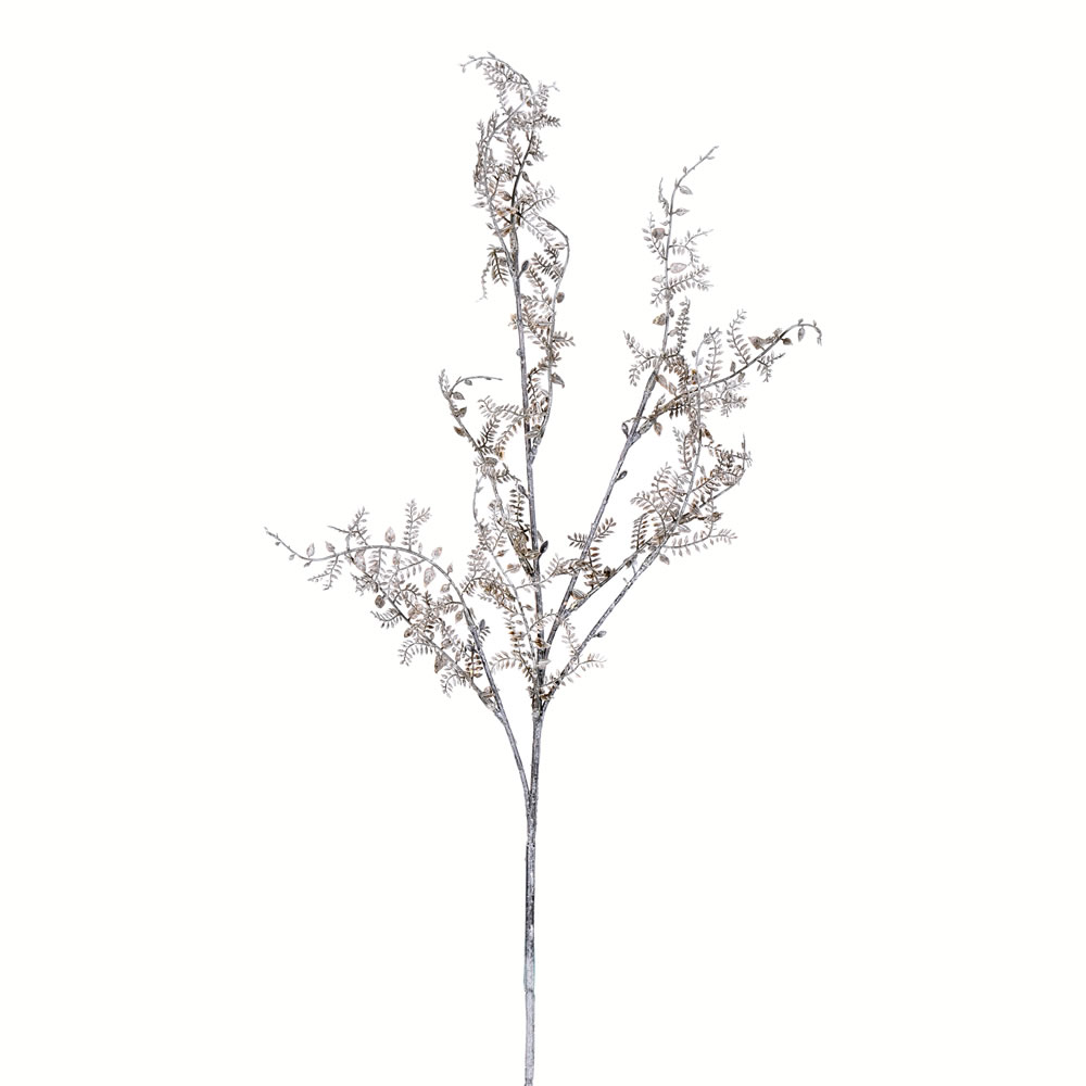 27" Brown/White Snake Fern Spray 6/Pk