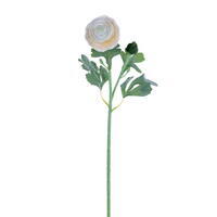 18" White Ranunculus Fresh Touch 2/Bag