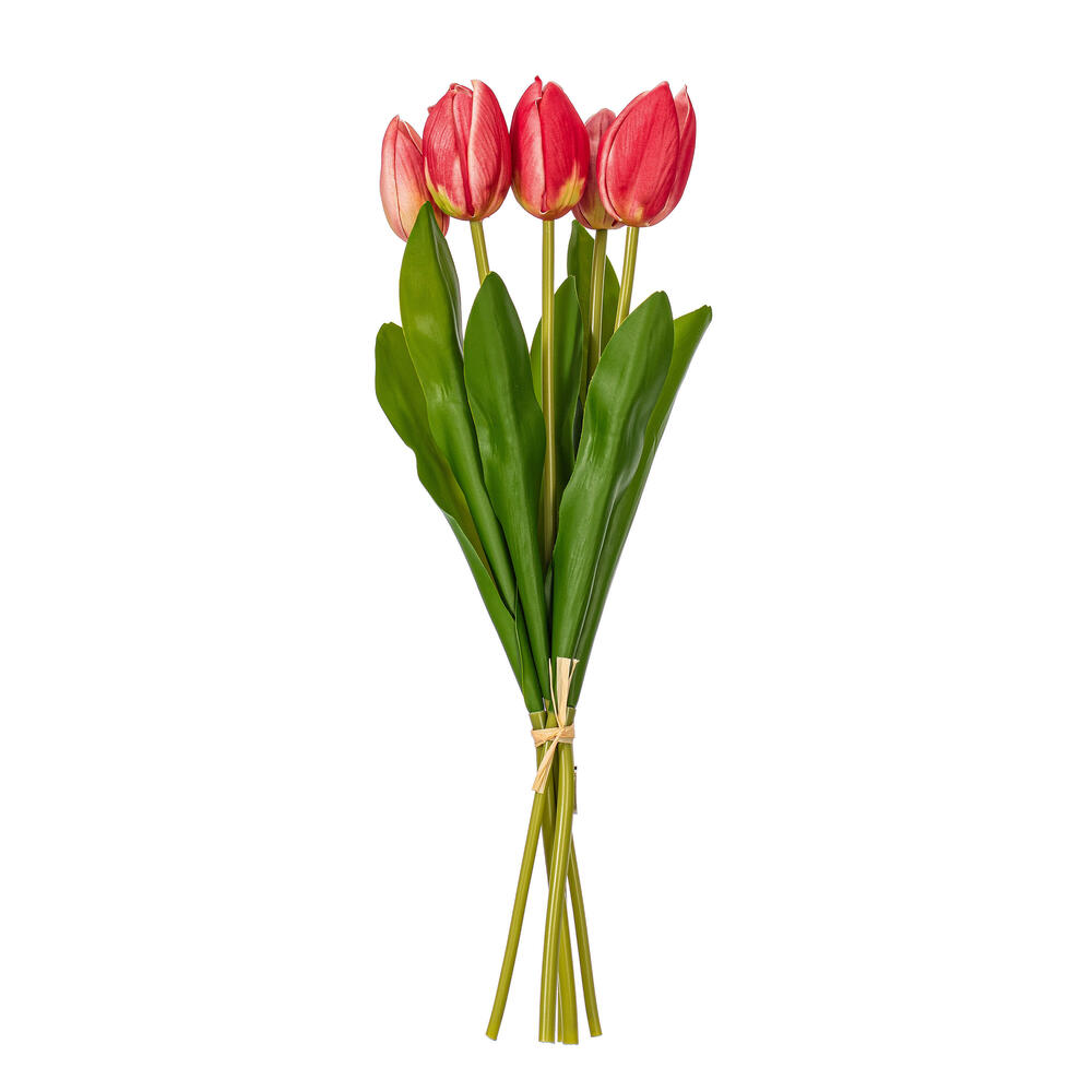 Vickerman 16"H Tulip Bundle of 5, 2 bundles per pack