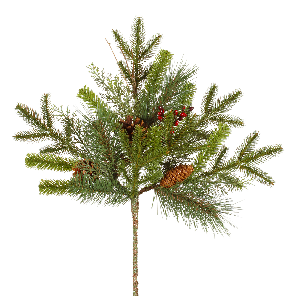 Vickerman Artificial Cibola Mixed Berry Christmas Spray