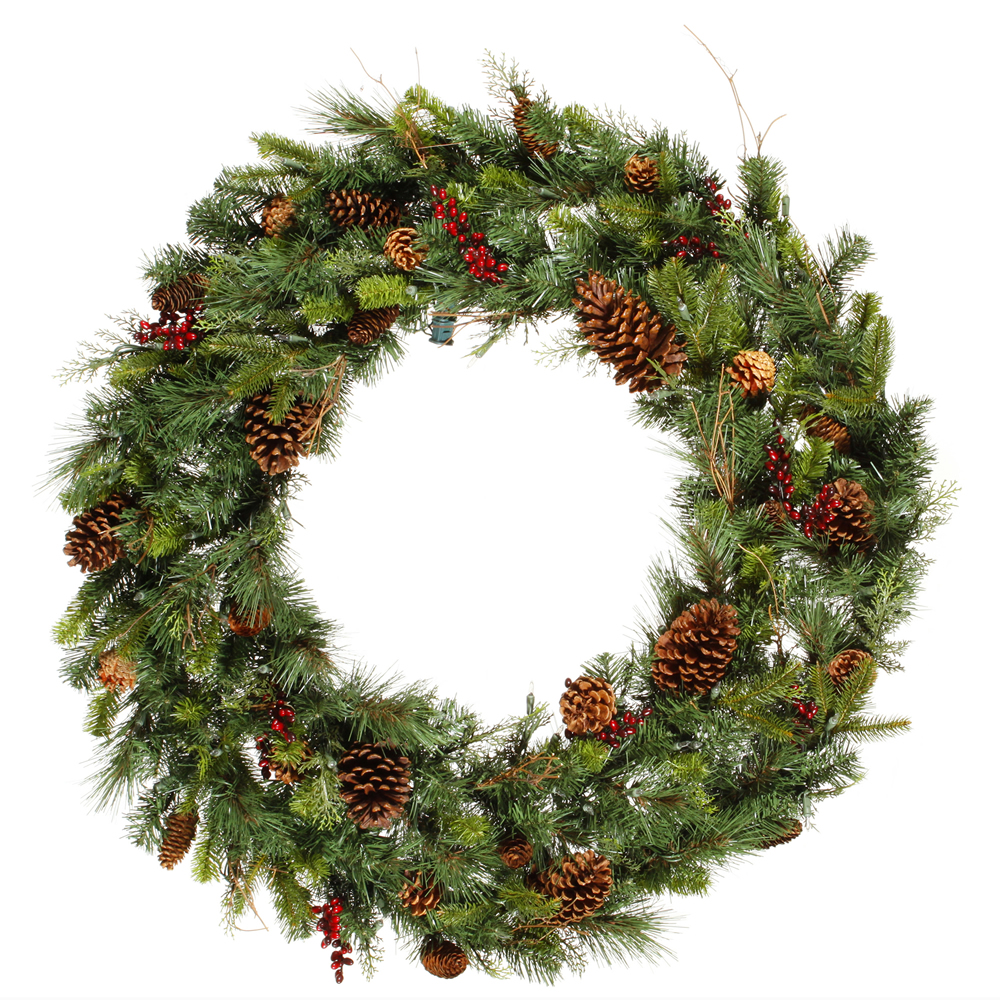 Vickerman Cibola Mix Berry Artificial Christmas Wreath