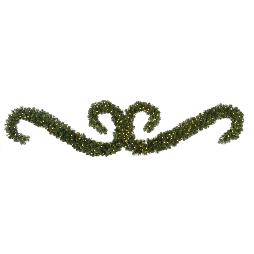 Vickerman Teton Double "S" Festoon Artificial Christmas Garland