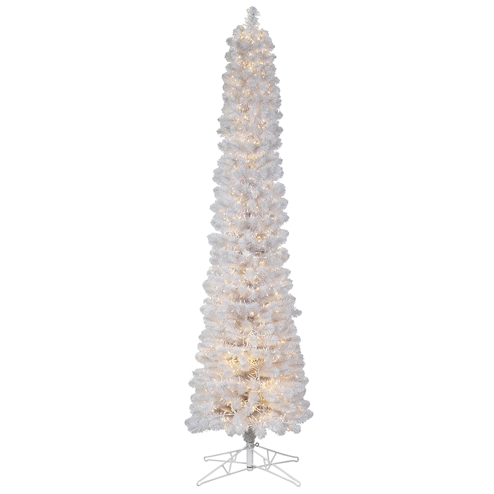 Vickerman White Pole Artificial Series Christmas Tree