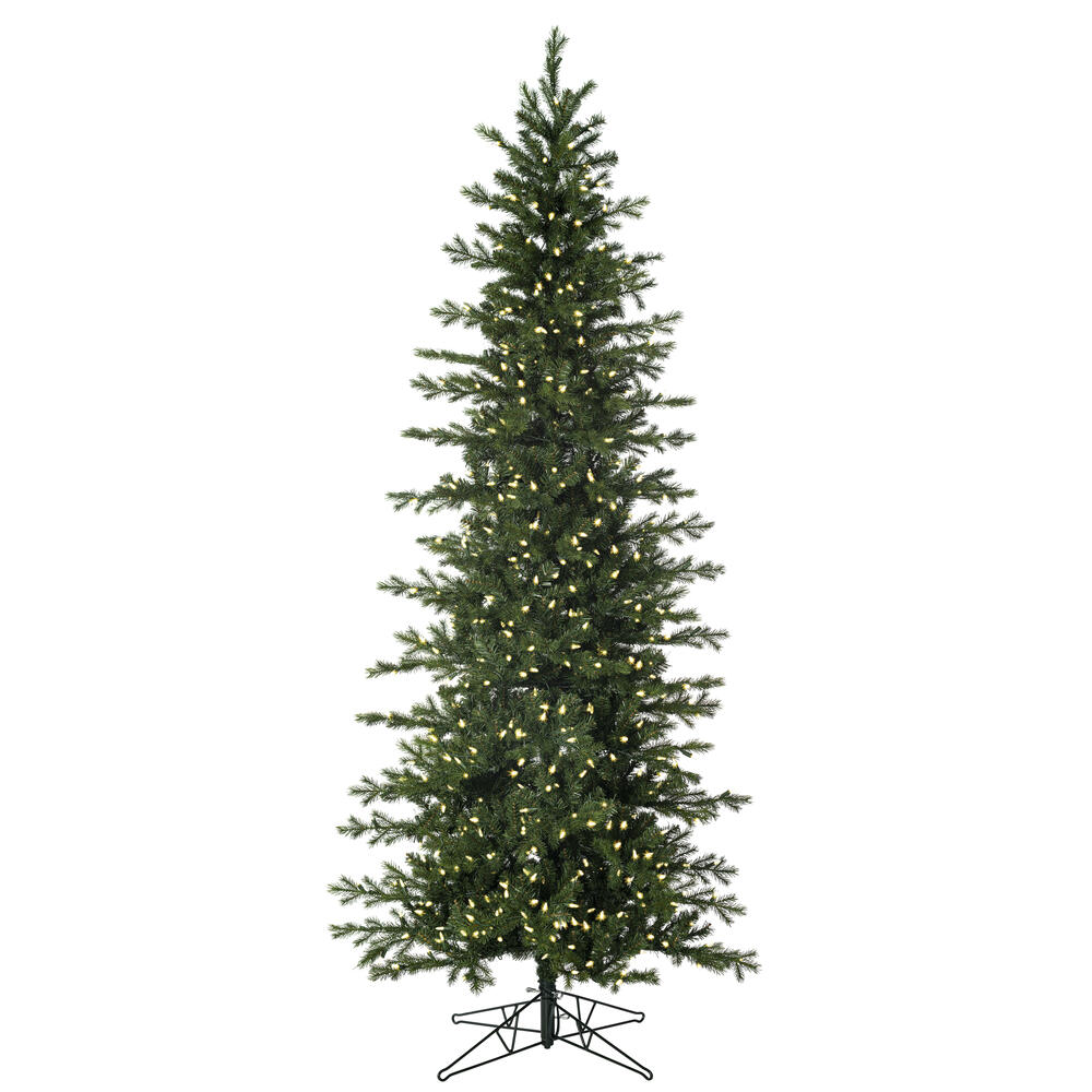 Vickerman Moutauk Pencil Pine Artificial Christmas Tree