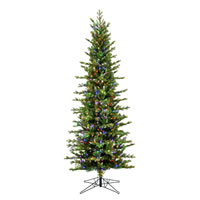 Vickerman Moutauk Pencil Pine Artificial Christmas Tree
