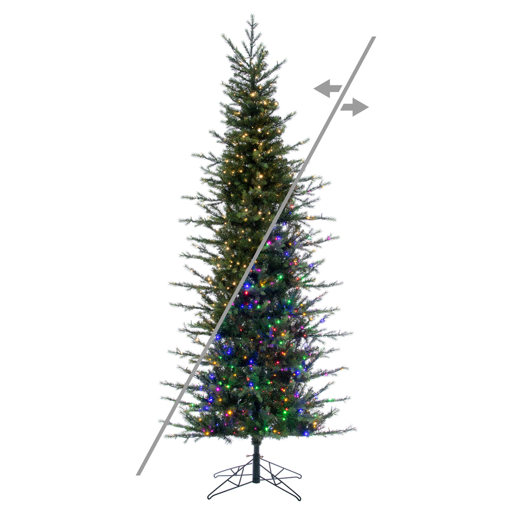 Vickerman Moutauk Pencil Pine Artificial Christmas Tree