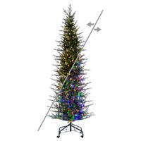 Vickerman Moutauk Pencil Pine Artificial Christmas Tree