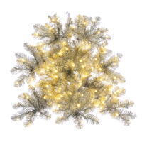 Vickerman Artificial Champagne Grand Teton Frame Christmas Tree