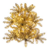 Vickerman Artificial Gold Grand Teton Frame Christmas Tree