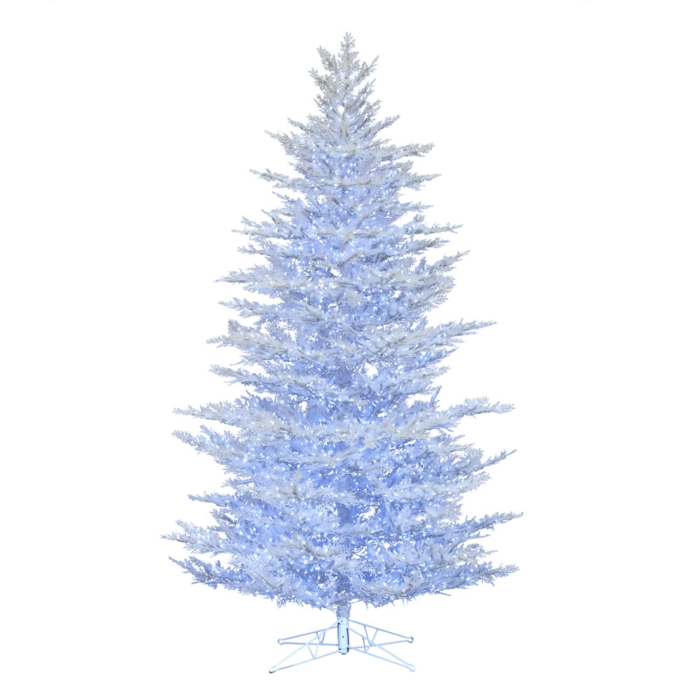Vickerman Flocked Cedar Pine Artificial Christmas Tree