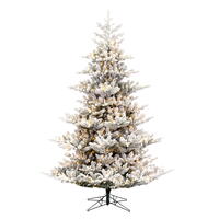 Vickerman Artificial Flocked Hudson Frasier Fir Christmas Tree