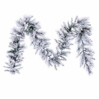 Vickerman Artificial 9' Flocked Jackson Pine Garland