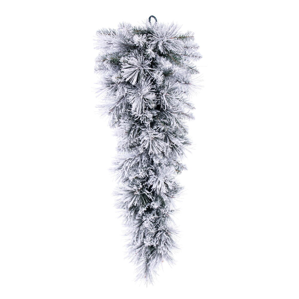 Vickerman Artificial Flocked Jackson Pine TearDrop