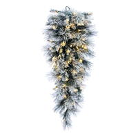 Vickerman Artificial Flocked Jackson Pine TearDrop