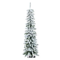 Vickerman Snowy Flocked Alpine Artificial Christmas Tree