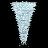 Vickerman Irid White UpsideDown Artificial Christmas Tree