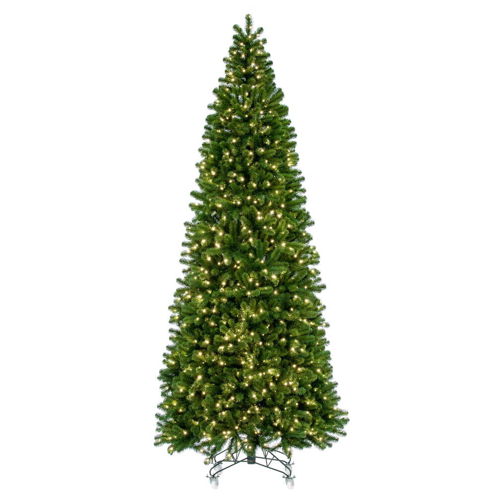 Vickerman Deluxe Sequoia Pine Artificial Slim Christmas Tree