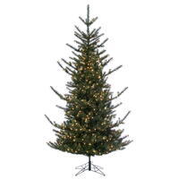 Vickerman Artificial Slim Natural Fir Christmas Tree