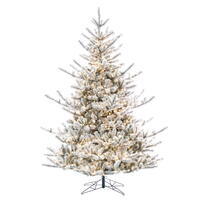 Vickerman Artificial Frosted Natural Fir Christmas Tree