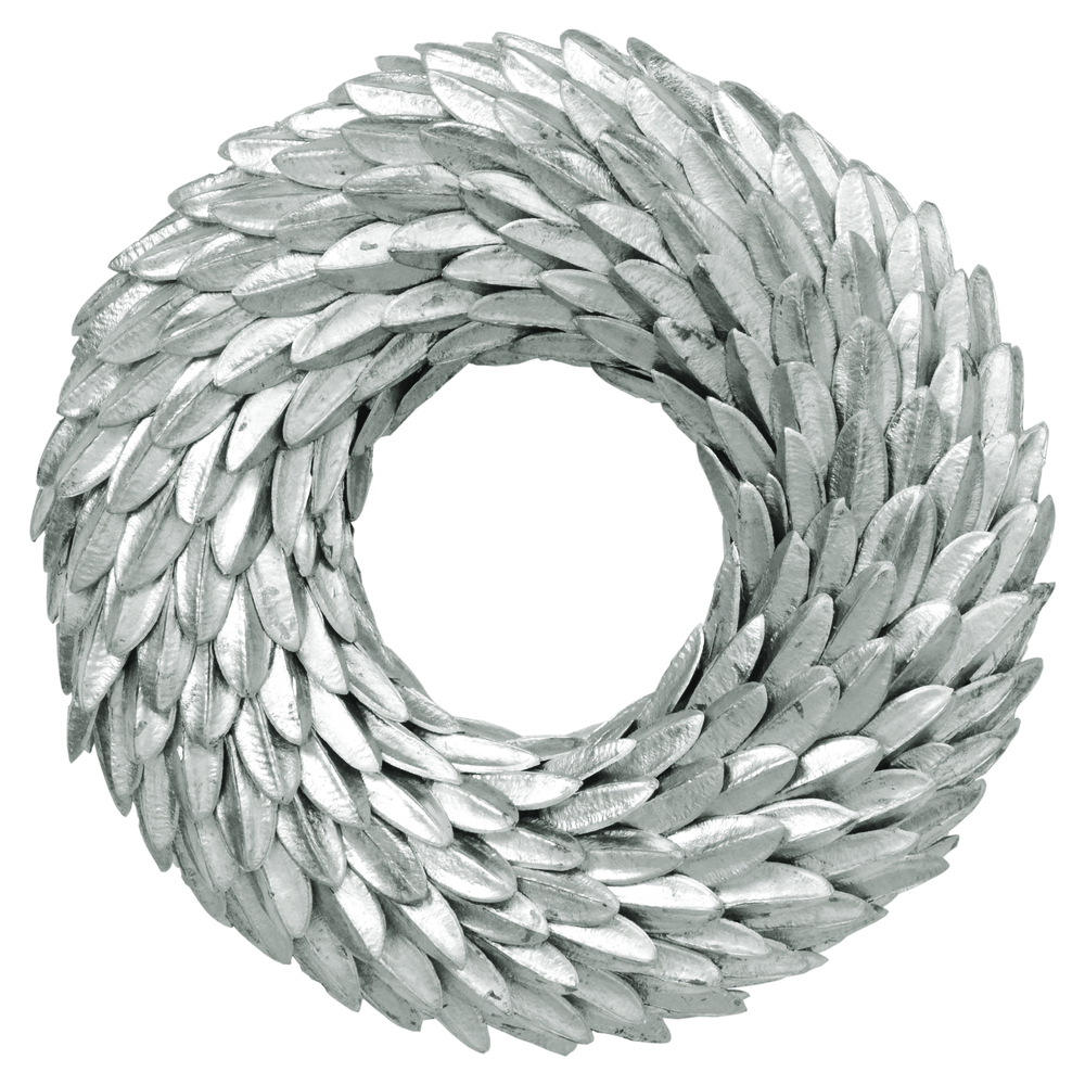 Vickerman Aster Triangle Bean Wreath