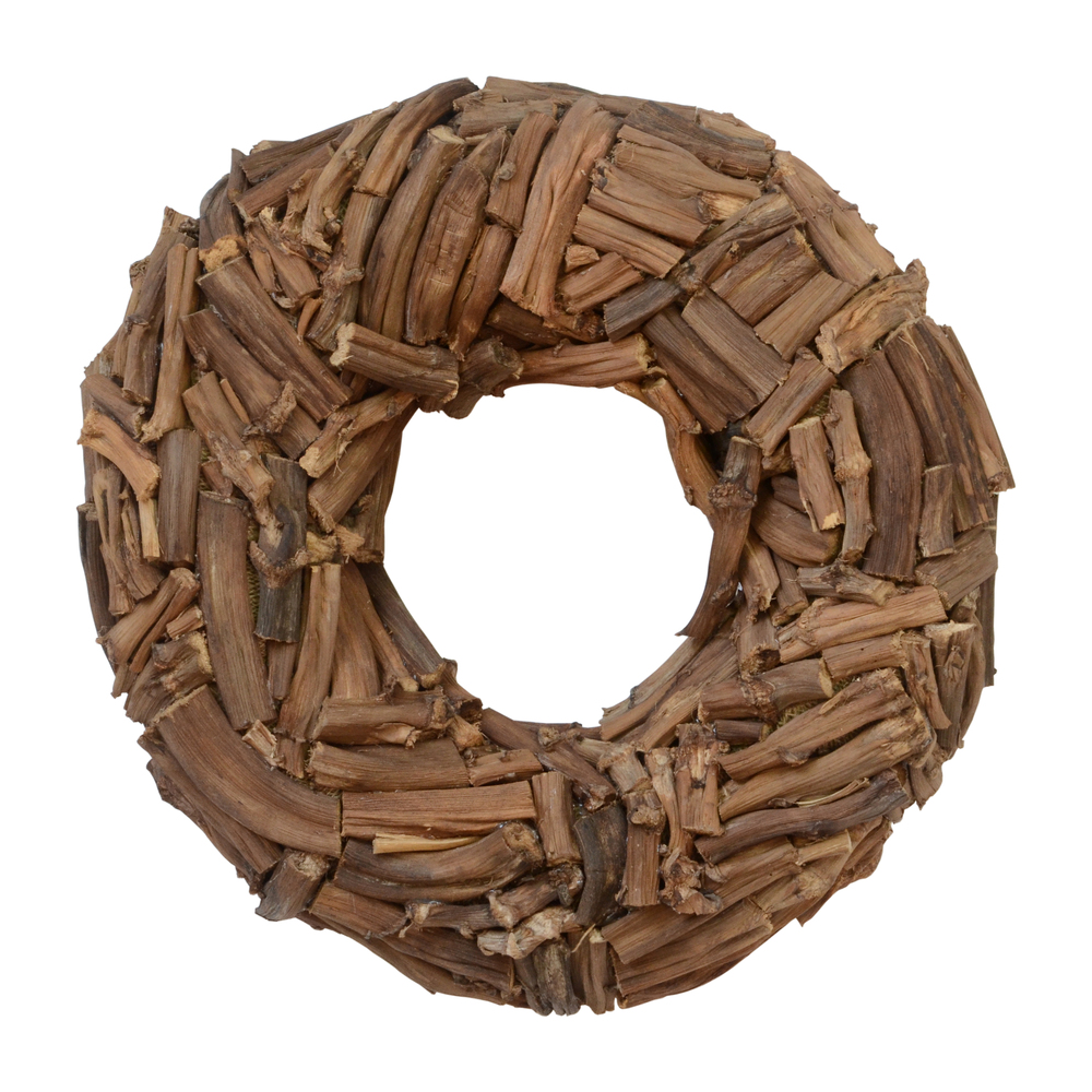 Vickerman Natural Banana Stick Cut Wreath