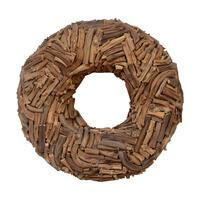 Vickerman Natural Banana Stick Cut Wreath