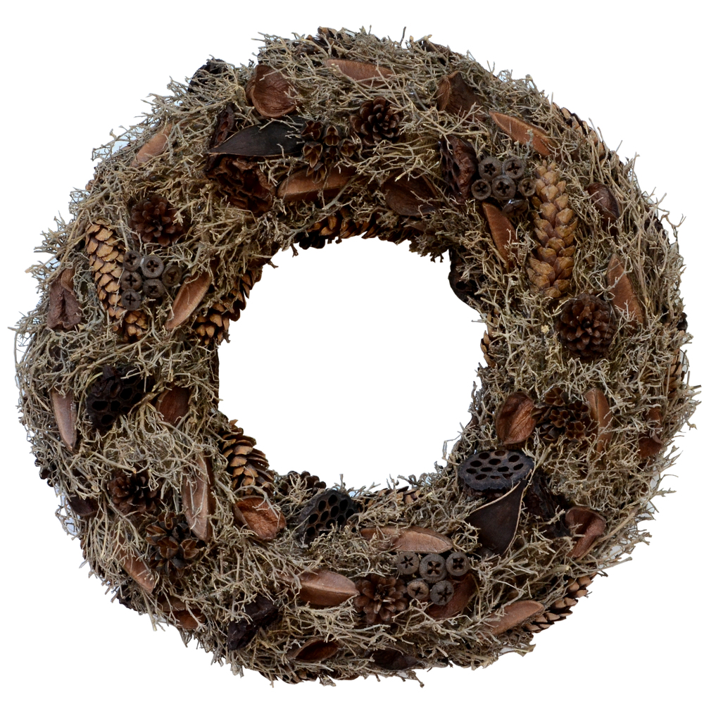 Vickerman Natural Mixed Wreath