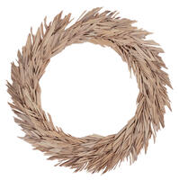 Vickerman 24" Natural Botanicals Canna Leaf Wreath