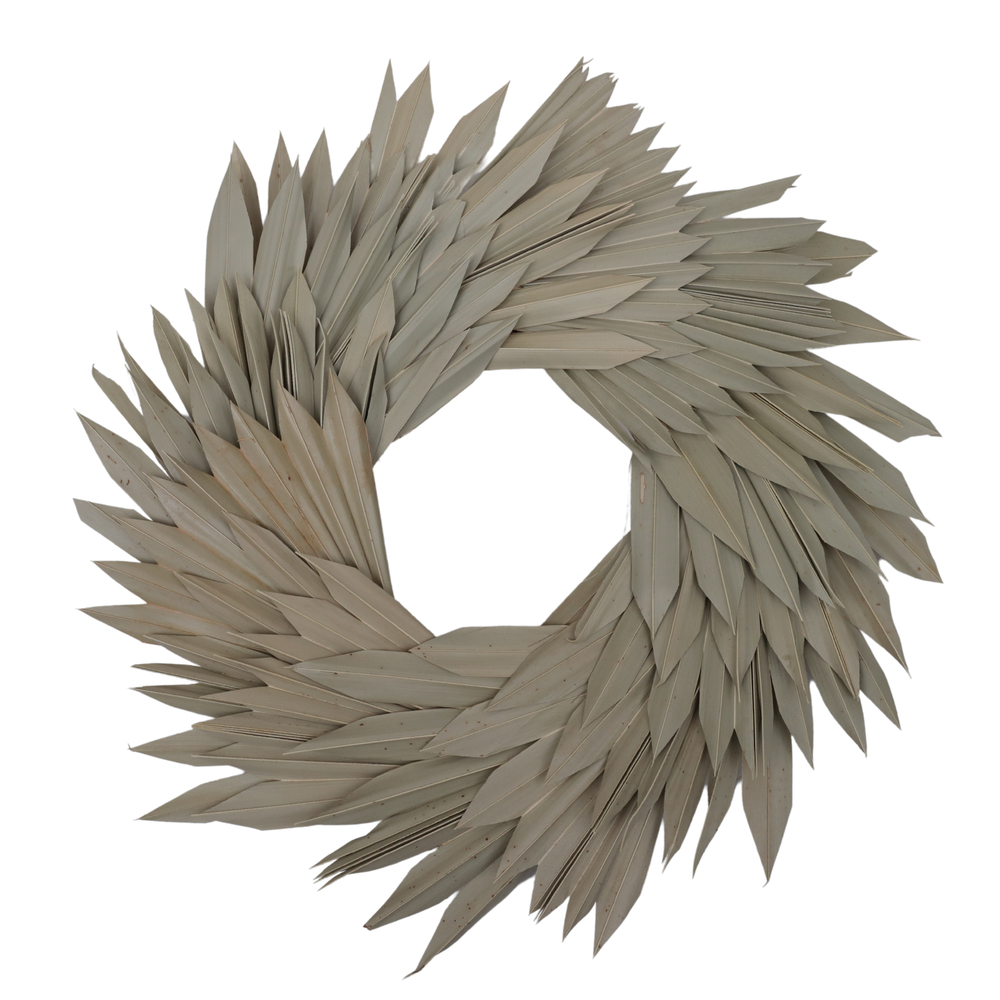 Vickerman Natural Botanicals 17" Palm Sun Wreath