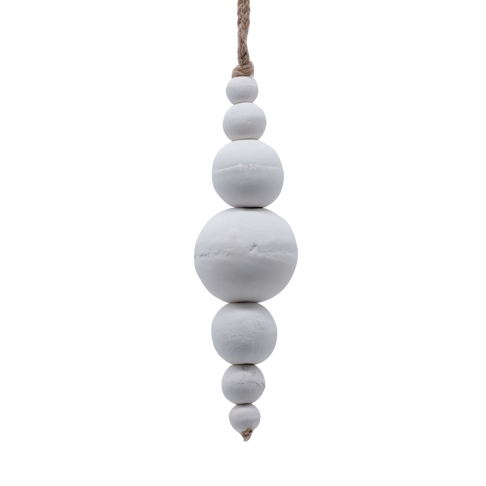 Vickerman Wooden Bead Ornament