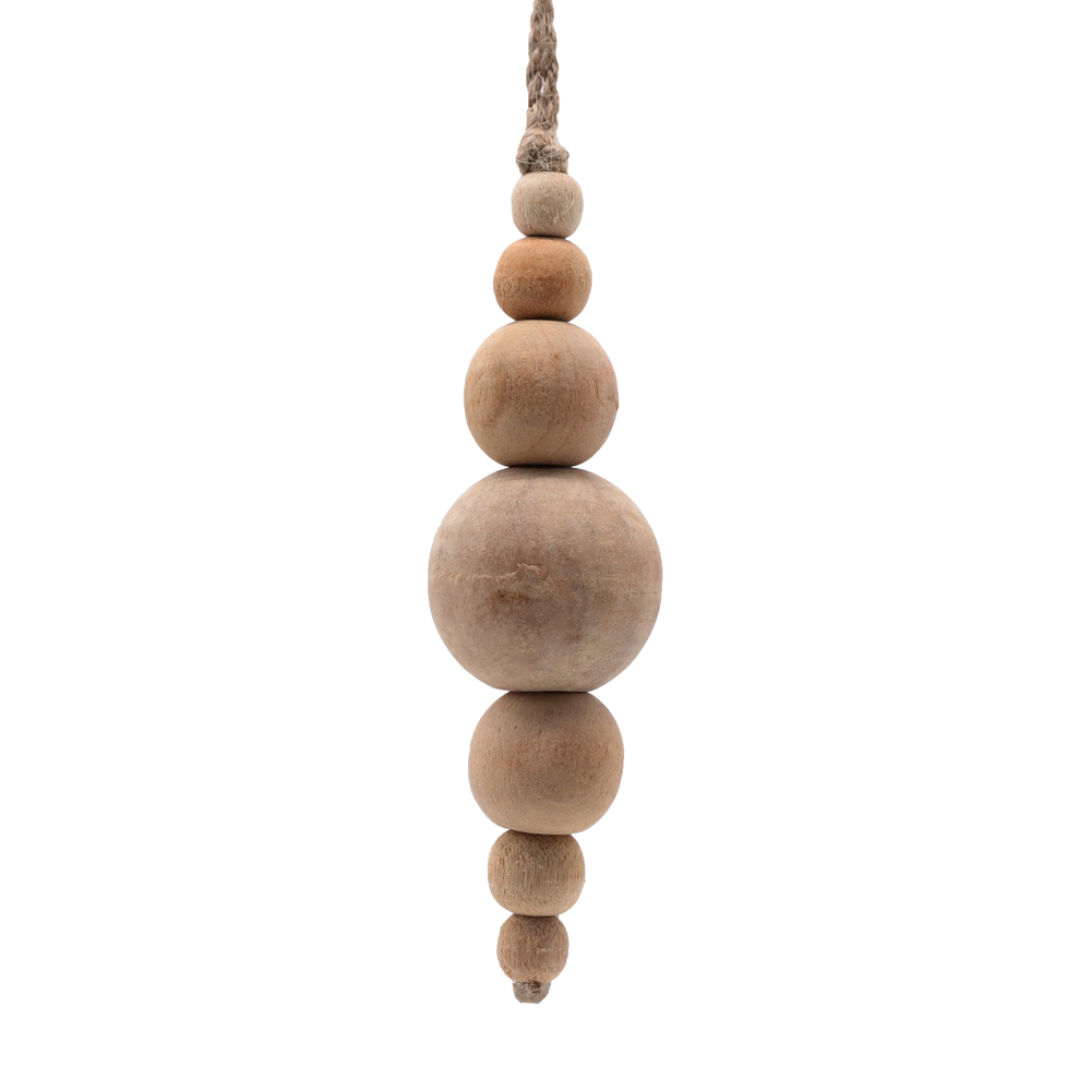 Vickerman Wooden Bead Ornament