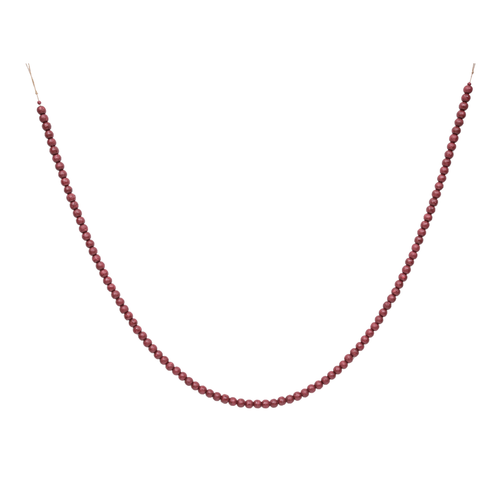 Vickerman Wooden Bead Garland