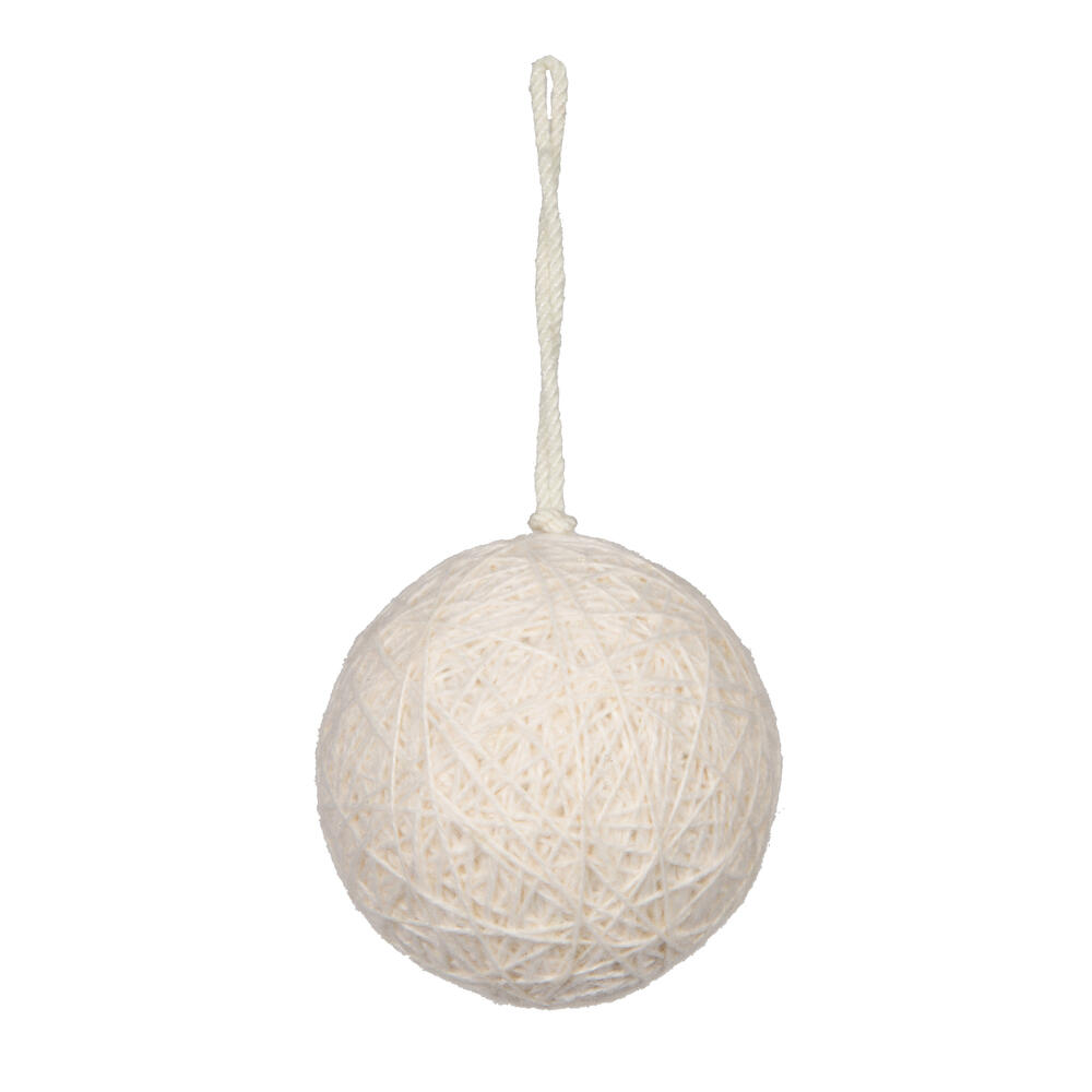Vickerman Wool String Wrapped Ball Ornament