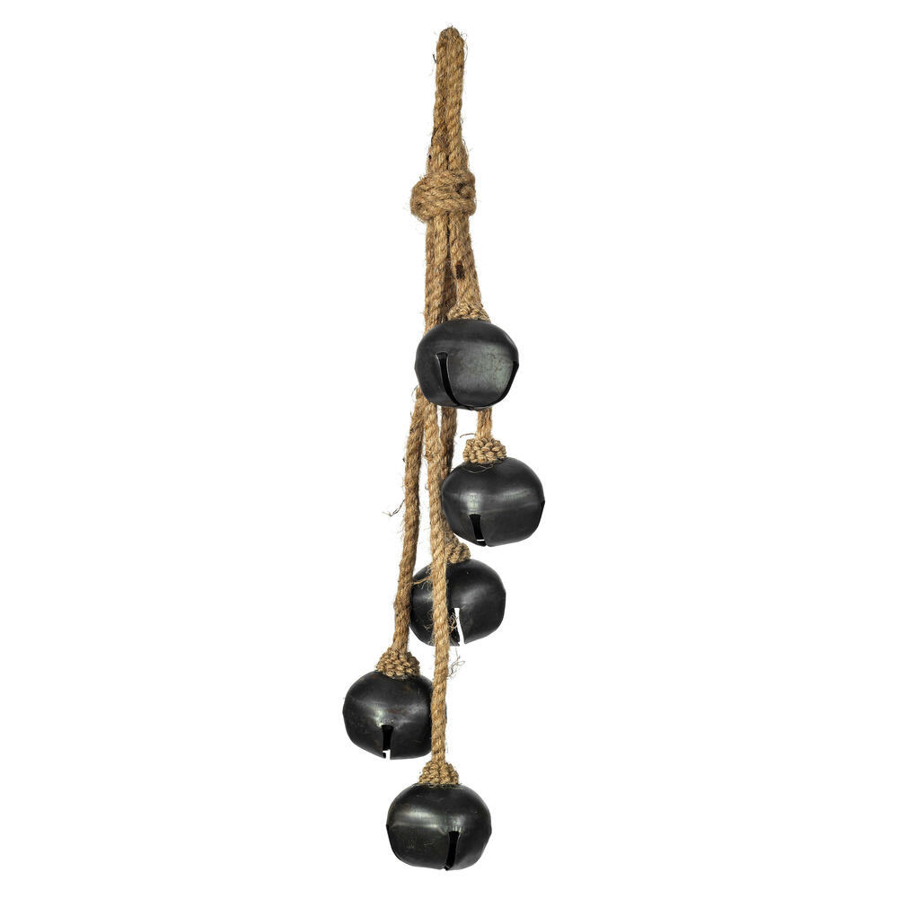 Vickerman Matte Gunmetal Jingle Bell Ornament