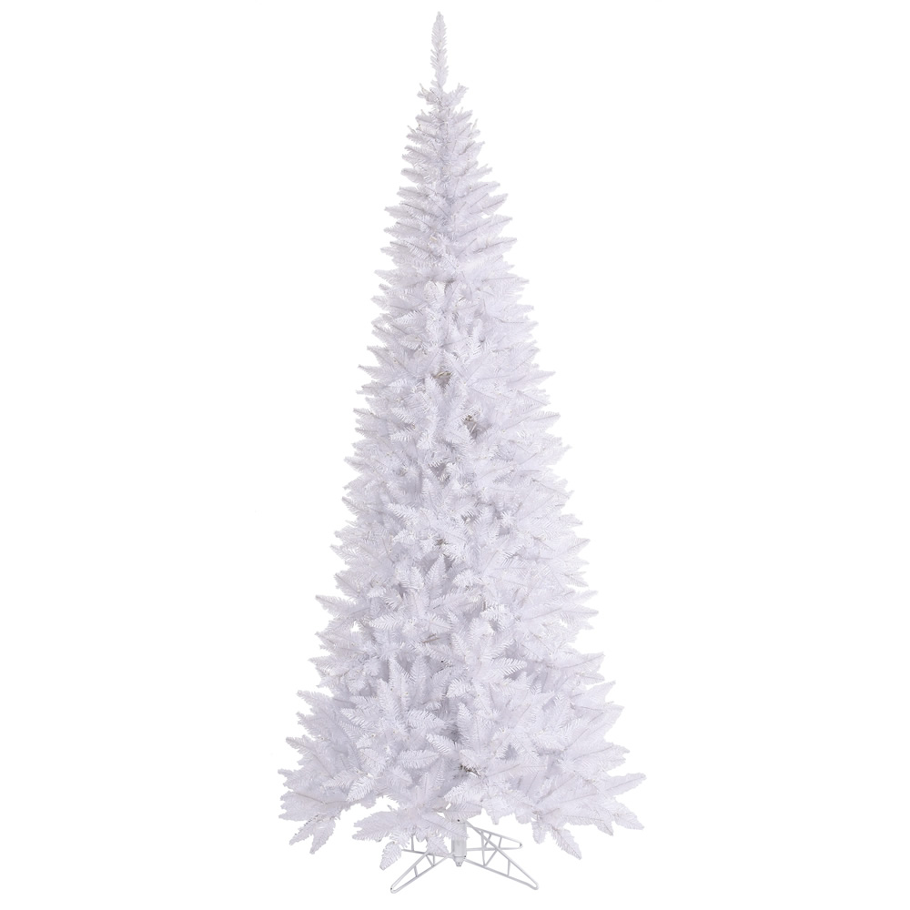 Vickerman White Fir Slim Christmas Artificial Tree
