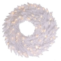 Vickerman White Fir Artificial Christmas Wreath