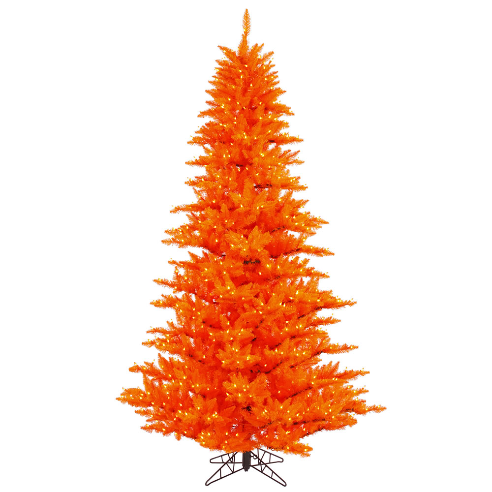Vickerman Orange Fir Artificial Christmas Tree