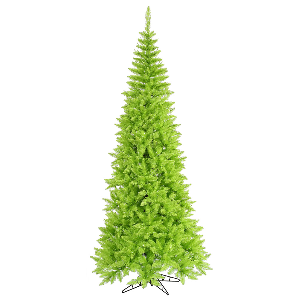 Vickerman Lime Fir Slim Artificial Christmas Tree