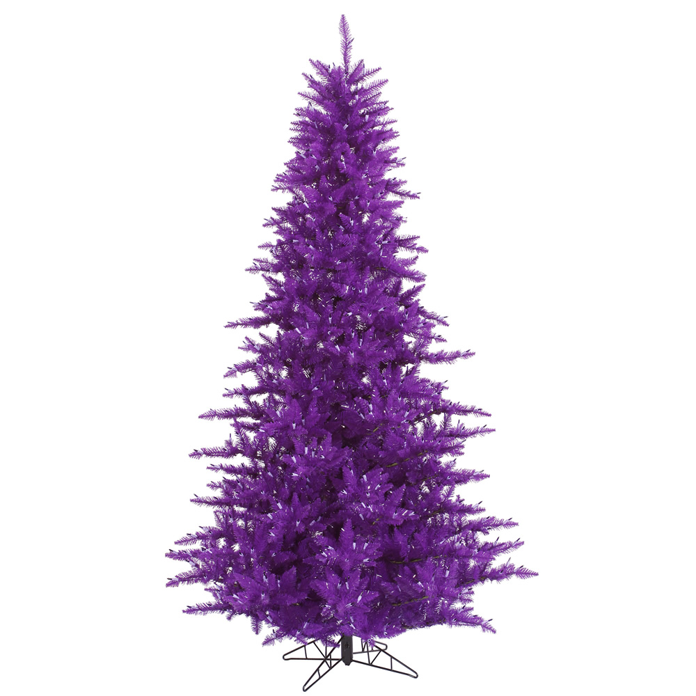 Vickerman Purple Fir Artificial Christmas Tree