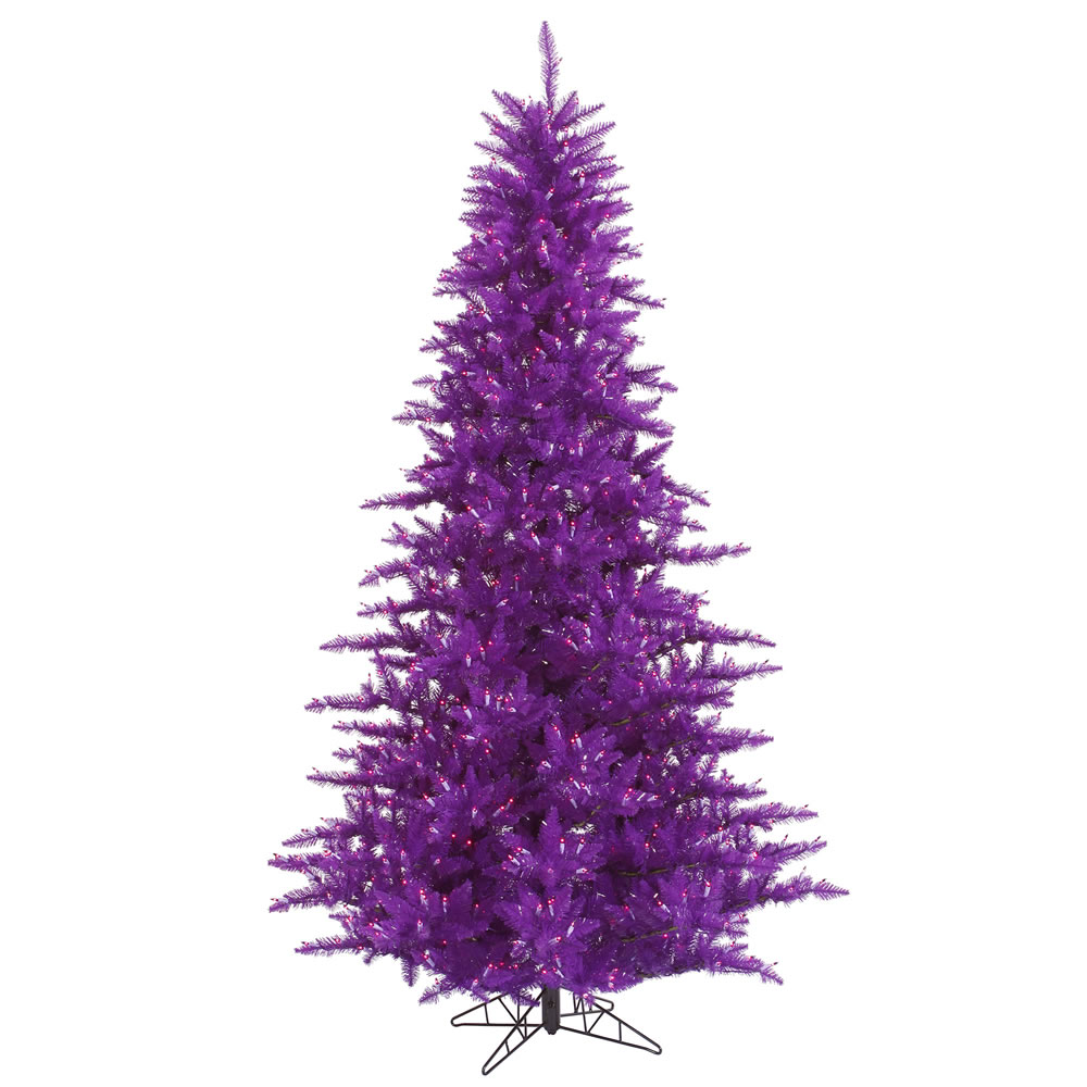 Vickerman Purple Fir Artificial Christmas Tree