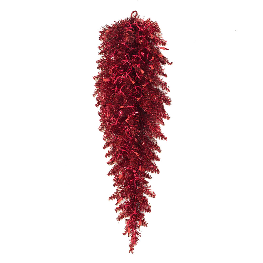 Vickerman Purple Fir Artificial Christmas Teardrop