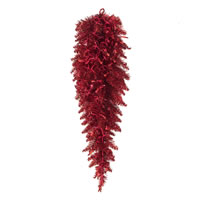 Vickerman Purple Fir Artificial Christmas Teardrop