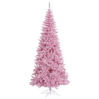 Vickerman Pink Fir Slim Artificial Christmas Tree